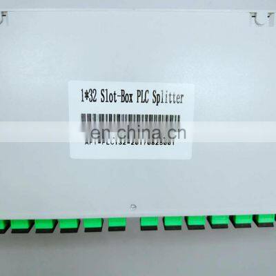 FTTH Optical Fiber Connector 32 Ports Cassette Type PLC Splitter With Factory Price photo-4