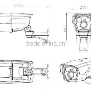 China Manufacturer SONY CMOS Sensor Onvif 2.4 P2P Bullet Waterproof Full HD H.265 5MP IP Camera 5 Megapixel ip Camera photo-3