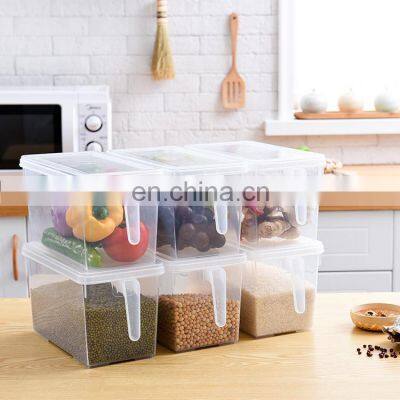 2021 Hot  kitchenmulti function plastic storage container box with handle