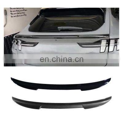 High Repurchase Rate Abs Plastic Carbon Fiber Style Trunk Spoiler Wing For Ford Mustang Mach-E photo-4