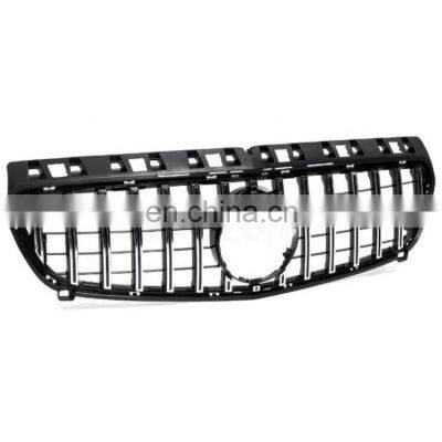 GT R Grill For Mercedes Benz W176 A Class A200 A250 A45 AMG Front Grille chrome 2013-2015