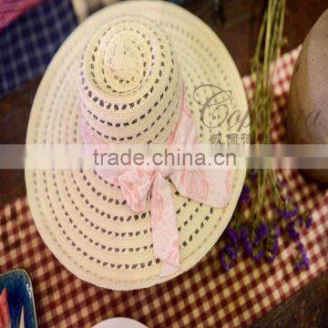 2015 Hollow out girl straw hats Best new dsign hats sombrero hats