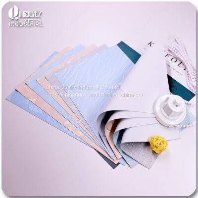 Environmentally Friendly Polyester White Foaming Sunshade Fabric photo-2