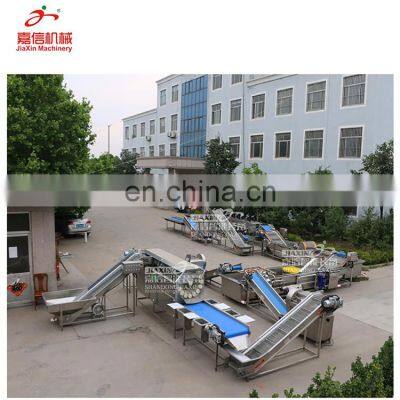 High efficiency carrot washing cutting processing machine