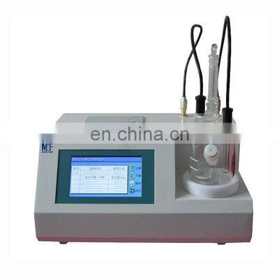 Controlled Electrolysis Automatic Karl Fischer Moisture Tester