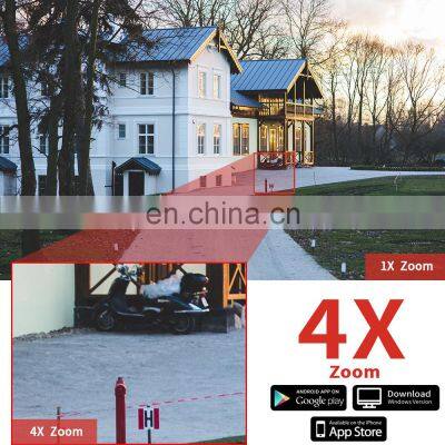 2MP IP Camera 4G SIM CARD 4X Zoom Security Outdoor Indoor PTZ 1080P HD CCTV Dome Surveillance Cam Motion Tracking CamHipro photo-3