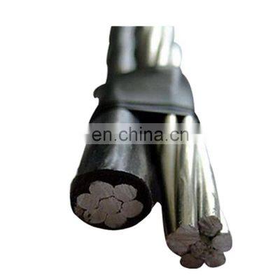 Outdoor Overhead Stranded Insulated Aerial Laying Abc Cable With Aluminum Conductor