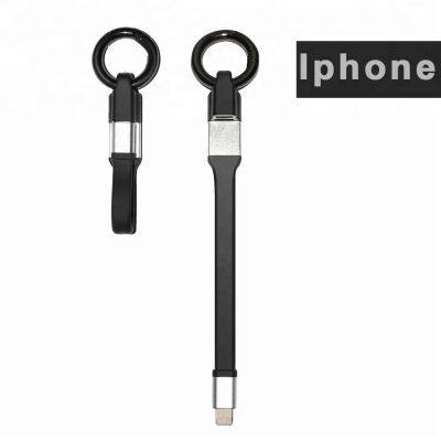 Smallest Fast Charging Cable 3 in 1 Usb Cable Charger Keychain for IPhone photo-3