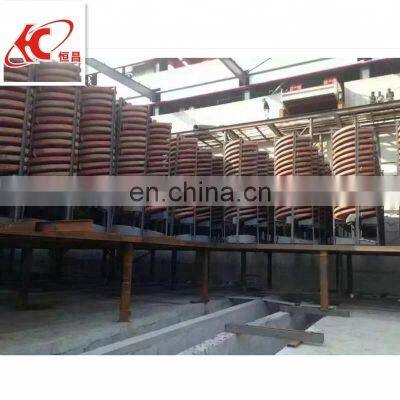 Newly Designed Gravity Chute Ore Spiral Concentrator for Mining Coal Ore Concentration photo-5