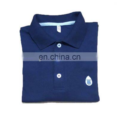 Embroidered custom logo 100% cotton polo shirt for men High quality plain polo shirts manufacturer