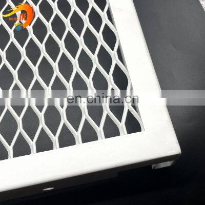 Custom thickness professional galvanized metal manufacture diamond aluminum expanded metal for fence mesh