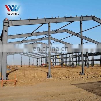 China Prefab light steel metal building material steel structure metal frame workshop prefabricated