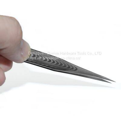 Tweezers Clip Ear Wax Repair Stainless Steel Sharp Elbow Tweezers Hair Removal Enhancement Bird's Nest Hair Picking Tool Set ST-10