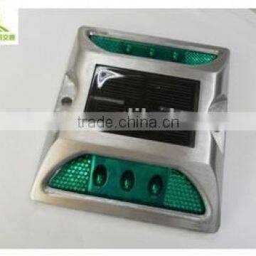 Traffic Safety 122mm High Compression Aluminum LED Solar Road Stud Flashing Light photo-2