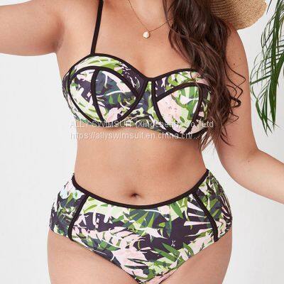 Custom Plus-size swimsuits maternity series swimwear