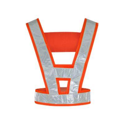 Reflective Strip Vest, High Brightness, Reflective and Breathable Construction, Reflective Strip Vest, Men's Reflective Vest, Work Clothes photo-2