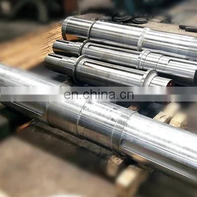 Factory customized mining cement plant alloy forging steel long shaft