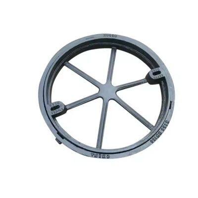 Ductile Iron Recessed DI Ring Round Cement Filled Monitoring Manhole Cover Rings