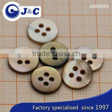 J&C Brown MOP Shell Buttons,pearl Shell Buttons for Fashion Shirt.BR052, BR053 photo-3