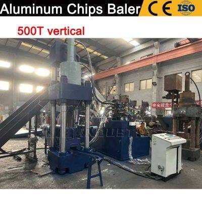 Waste Aluminum Processing Machine Copper Slags Compactor Scrap Metal Recycling Machine
