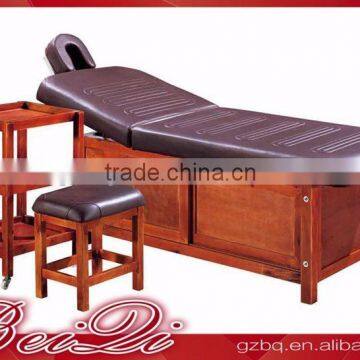 Beiqi Luxury Design Massage Bed Spa Table Solid Wood Furniture Salon Massage Equipment