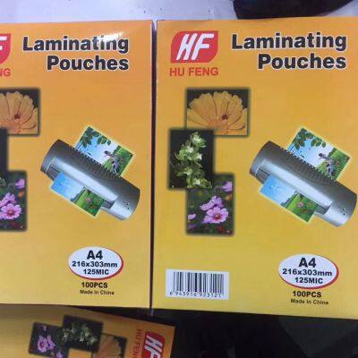 A4 A3 125MIC LAMINATING POUCH FILM LAMINATION POUCHES