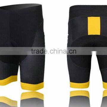 Ladies Black /Yellow Design quick try Cycling Shorts