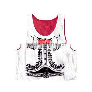 Cheap fashion design lacrosse training singlet sportswear