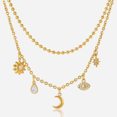 18K Gold PVD Coated Stainless Steel Necklace With Lifetime Warranty photo-5