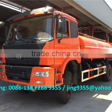 Dongfeng 4x4 water sprinkler, 10-15 m3 water tank sprinkler trucks on sale