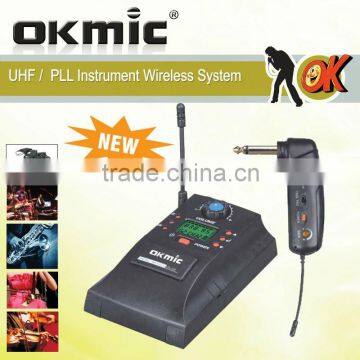 UHF wireless guitar system