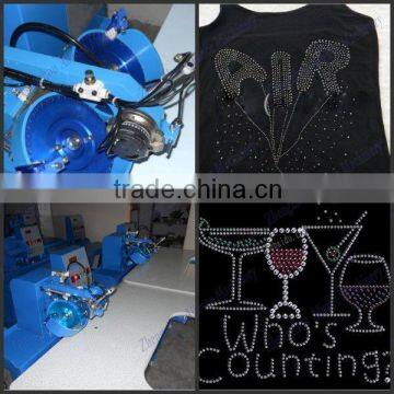 low cost hot fix rhinestone setting machine for sale