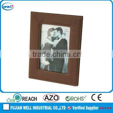 Wedding gift handmade leather photo frames