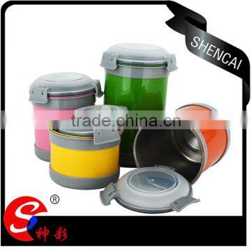 4pcs Stainless Steel Sealed Canister Set/ Tea Coffee Sugar Jar Canister/ Spice Storage Bottle photo-4