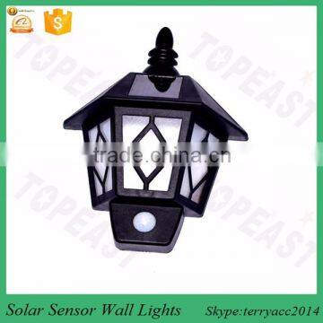 Solar Wall Light 2 LEDs Waterproof Wireless Decorative for Outdoor Garden Fence Wall