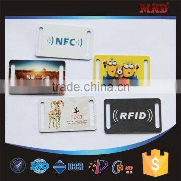 MDW204 Custom Design One Time Use Disposable NFC Woven RFID Wristband for Event photo-5