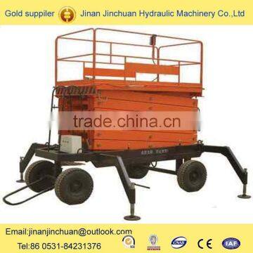 High Quatity Towable Scissor Lift Platform With Hydraulic Lifting Table