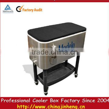 Outdoor beverage cart