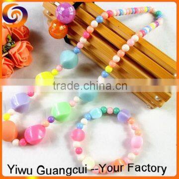 Necklace bracelet nigerian beads jewelry set