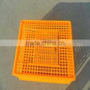 Big door and easy to pick chicken plastic oversize moving cage for chicken and birds