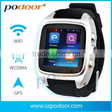 Manufacturer Price of Smart Watch phone/Bluetooth 3.0, GPS,3G wifi