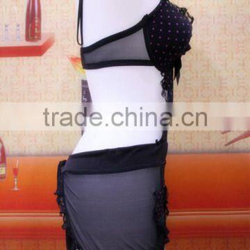 Extreme Hot Sexy Lingerie , Stiff Mesh Fabric Ladies Sleepwear,baby Doll Fashion Lace Open Transparent photo-3