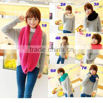 New Arrival Trendy Fashion Knitted Circle Scarf