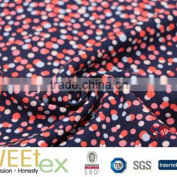 THE BEAUTIFUL SPOT PATTERN 100% RAYON PRINTING FABRIC RAYON CHALLIS FABRIC 30S                        
                                                Quality Choice