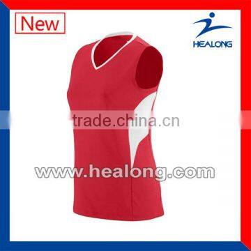 Custom Made Hot Sales Red Volleyball Jersey