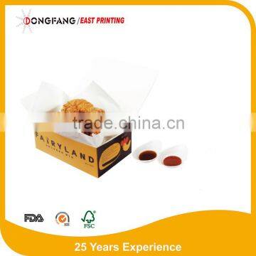Ivory Card Board Folding Paper Food Packaging Paper Chicken Wing Boxes photo-3