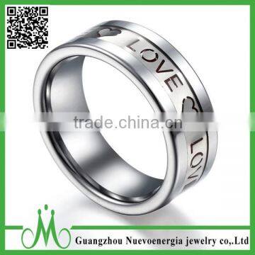 High Quality Tungsten Carbide Wedding Ring Wholesale Fashion Jewelry Tungsten Black Ring for Men photo-4