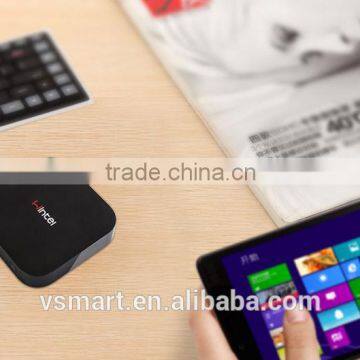 Quad Core Wintel W8 Pocket PC Atom Z3735F tv Box W8 Dual OS tv Box Win 8.1 & Android4.4 Kitkat Android tv Box