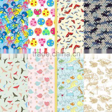 Printed swimwear fabric /Cute animal pattern design printing fabric for underwear