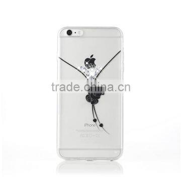 Original Joyroom Montage Series Shockproof TPU Rubber Case for iPhone 6s Soft Gel Cover with Dust Plug for iPhone 6 MT-5797